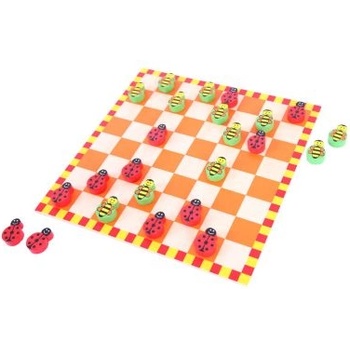 Bigjigs Toys - Дървена дама - Калинки и пчелички - Ретро (BJ242)