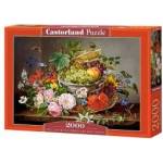 Castorland Puzzles 2000 Still Life with Flowers and FruitCasor
