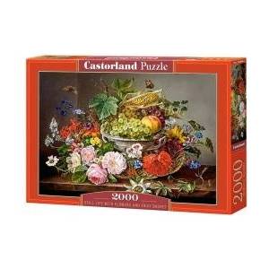 Castorland Puzzles 2000 Still Life with Flowers and FruitCasor