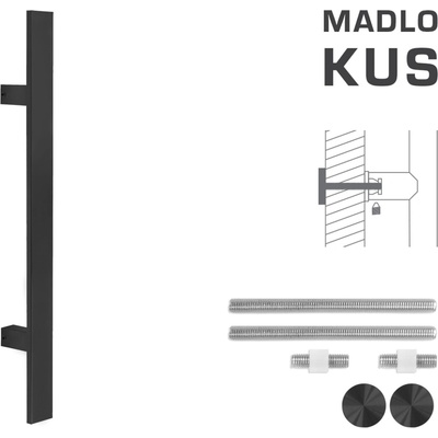 MPkovania FT - MADLO kód K41S 40x10 mm UN ks Rozteč madla: 400 mm, Rozmer profilu madla: 40x10 mm, Dĺžka: 600 mm