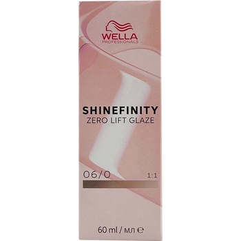 Wella Shinefinity Zero Lift Glaze 60 ml деми-перманентна боя 06/0 Dark Blonde Natural
