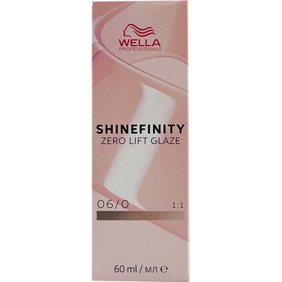 Wella Shinefinity Zero Lift Glaze 60 ml деми-перманентна боя 06/0 Dark Blonde Natural