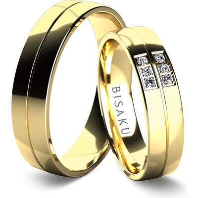 Bisaku snubní Cohen BIS B03945125G Žluté zlato