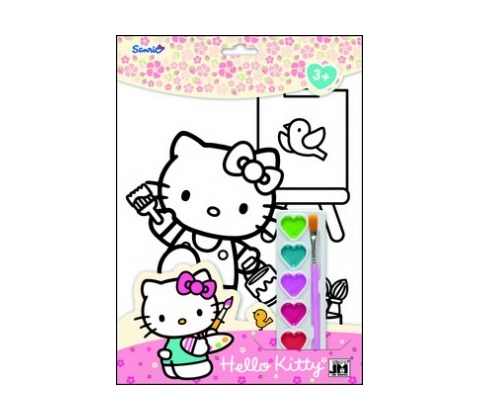 Hello Kitty omalovánka