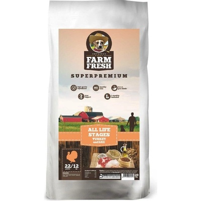 Topstein Farm Fresh Turkey & Rice All Life Stages 5 kg