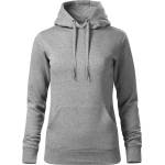 MALFINI Malfini cape free f14 / Дамски суичър с качулка тип кенгуру - тъмносив меланж xl (f141216)