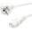 Roline Power cable Computer, 1.8m, White, Value 19.99. 1019 (19.99.1019)