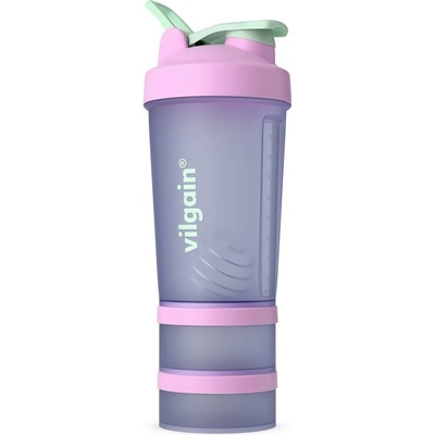 Vilgain Shaker Pro 2Go Unicorn 450 ml + 150 ml + 100 ml – Zboží Dáma