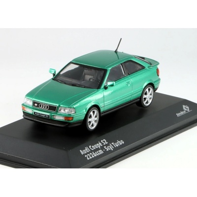 Audi S2 Coupe Audi 80 2226 ccm 5cyl Turbo zelená 1992 Solido 1:43