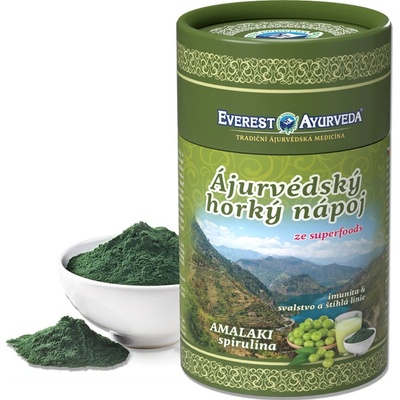 Everest Ayurveda himalájský horký nápoj Amalaki spirulina 100 g