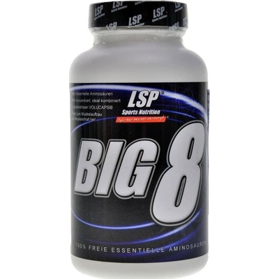 LSP nutrition BIG 8 essential amino 100 kapsúl