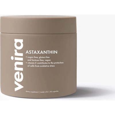 Venira Astaxantín prírodný antioxidant 60 kapsúl