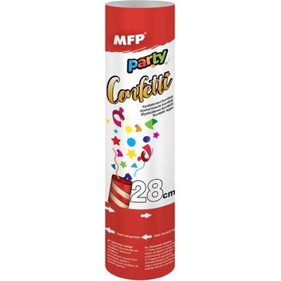 MFP konfety vystrelovacie 28cm papier vzduch