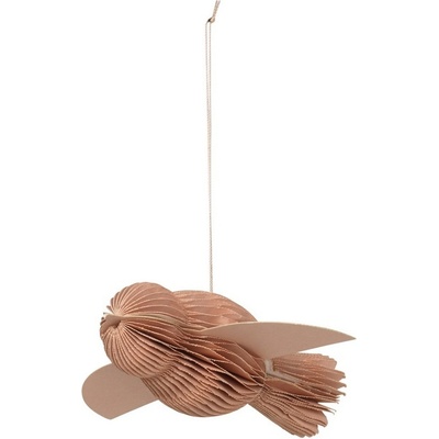 Závěsná vánoční ozdoba Broste BIRD růžová