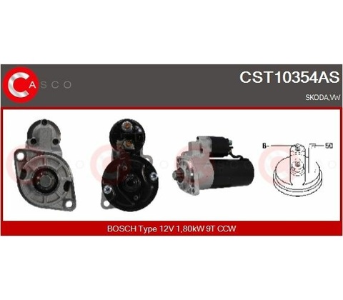 Startér CASCO CST10354AS