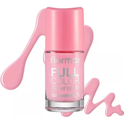 Flormar lak na nehty Full color pink 8 ml