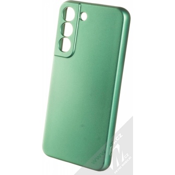 Pouzdro 1Mcz Metallic TPU ochranné Samsung Galaxy S22 5G zelené