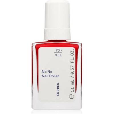 Korres No No Nail Polish pečující lak na nehty odstín 51 True Red 11 ml