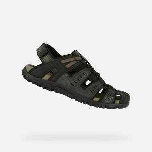 Geox Черни мъжки сандали Geox Strada Geox | Cheren | МЪЖЕ | 40