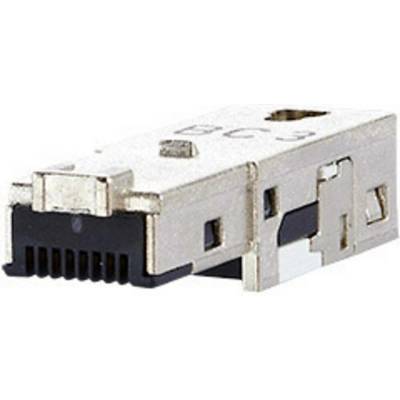 Metz Connect 1401400810-I, RJ45 konektor, zástrčka, rovná, stříbrná, 1 ks – Hledejceny.cz