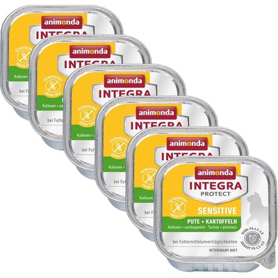 Animonda INTEGRA Protect куче Sensitive с пуйка и магданоз 6 x 150 г