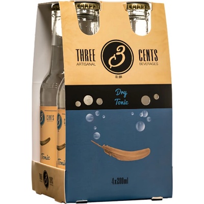 Three Cents Dry Tonic 4 x 200 ml