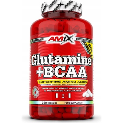 Amix Glutamine + BCAA 360 kapsúl