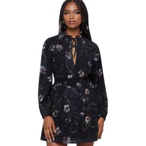 KILLSTAR дамска рокля KILLSTAR - Autumna - Black/Multi - KSRA014557