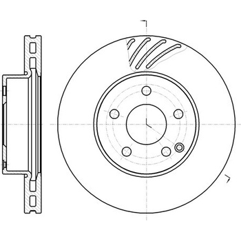 Brzdový kotúč REMSA 61184.10
