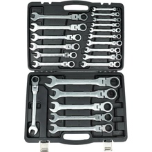Matabro sada očkoplochých ráčnových klíčů s kloubem 6-32 mm 22 ks MB-WRE05