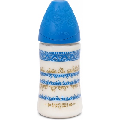 Suavinéx Fľaša Haute Couture Gold silikon tmavo modrá 270ml