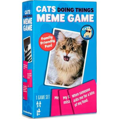 Настолна игра с карти Cats Doing Things Meme Game - Парти (6820)