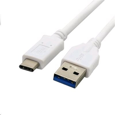 C-Tech CB-USB3C-10W USB 3.0 AM na USB-C (AM/CM), 1m, bílý