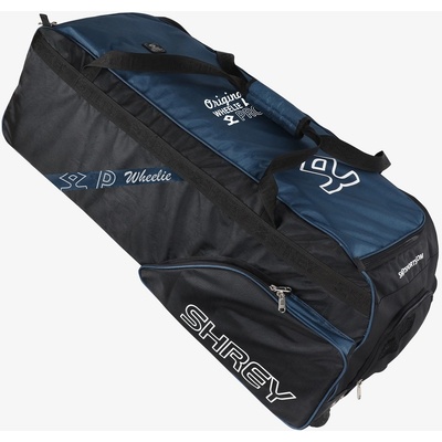 Shrey Сак Shrey Men's Pro Wheelie 129L Water Resistant Holdall - Black/Blue