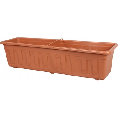 Nohel Garden Truhlík GARDEN plastový s dezénem 40 cm terakota