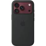 Apple iPhone 18 Pro / 17 Pro - силиконов калъф за телефон от APPLE с MagSafe, заместител на MGFK4ZM/A, ЧЕРЕН (MK8Y4ZM/A)