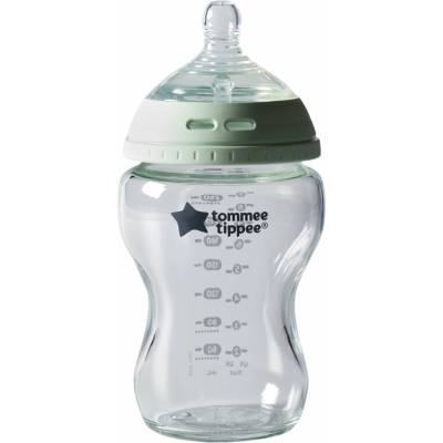 Tommee Tippee kojenecká láhev C2N skleněná bílá 250ml