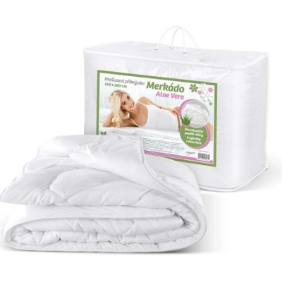 Bellatex Přikrývka Merkado Aloe Vera celoročná 850g biela 140x200