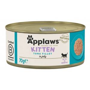 Applaws Kitten Tin in Jelly with Tuna - Месни хапки за котенца с риба тон в желе 70 гр 1036CE-A