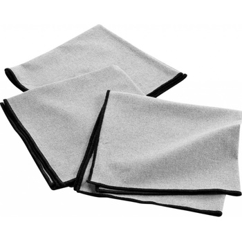 Douceur d'intérieur bavlna ubrousky Mistraline 3ks šedé 40x40cm