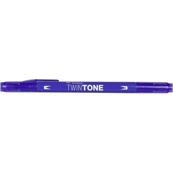 Tombow Томбоу Маркер TwinTone пруски син 0, 3/0, 8 (WS-PK17)