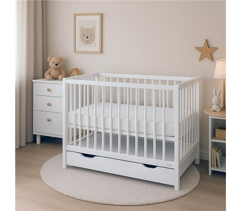 New Baby so šuplíkom BASIC biela