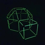 Kolorowe Baloniki Crazy green and blue pillage tent
