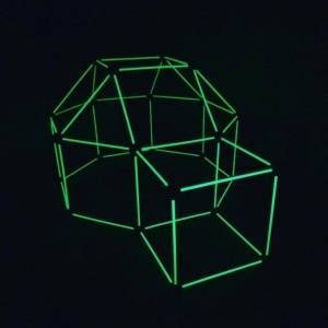 Kolorowe Baloniki Crazy green and blue pillage tent