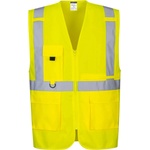Portwest hi-vis c357 / Светлоотразителна жилетка с джоб за таблет - hv жълта m (c357yerm)