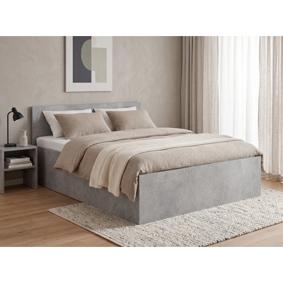 Textilomanie Sofia beton s laťkovým roštem a matrací Deluxe 10 cm