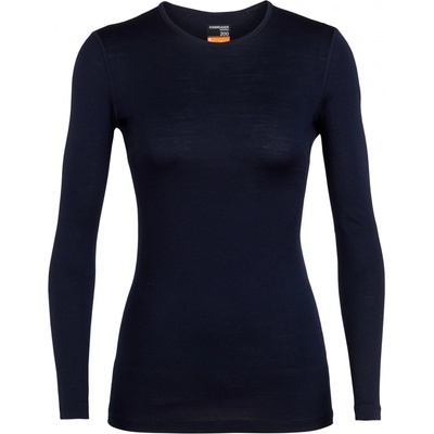 Icebreaker Дамско мериносово термобельо Icebreaker Women's 200 Oasis L/S Crewe Merino base layer - Midnight Navy (115-0922-0712)