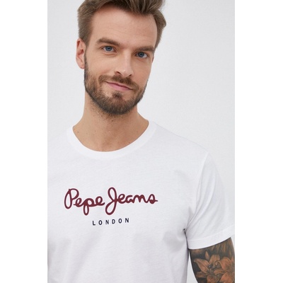 Pepe Jeans tričko Eggo N biele