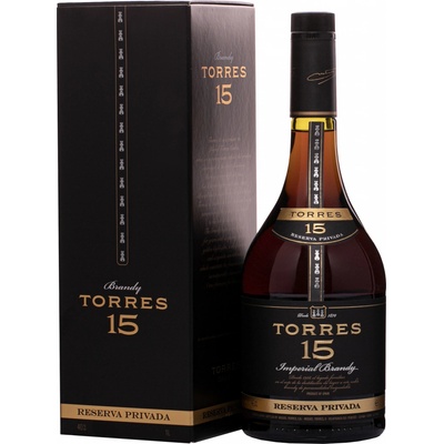 Torres 15 Reserva Privada Imperial Brandy 40% 0,7 l (kazeta)
