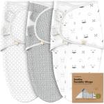 KeaBabies Антистрес Пелени За Повиване Organic 0-3 месеца 3бр Горски Животни KeaBabies (KB060-001)